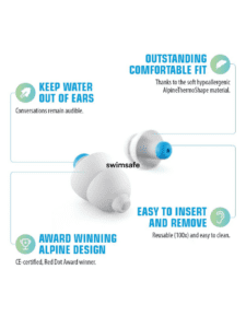 SwimSafe Ørepropper (Til Vand)