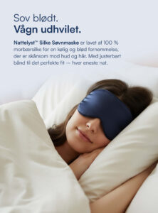 Silke Sovemaske (100% Mulberry Silke)
