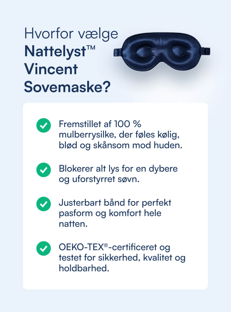 Vincent Sovemaske (100% Mulberry Silke)