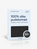 100% Mulberry Silke Pudebetræk (OEKO-TEX) Sort