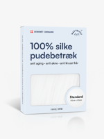 100% Mulberry Silke Pudebetræk (OEKO-TEX) Hvid