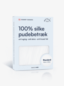 100% Mulberry Silke Pudebetræk (OEKO-TEX) Hvid