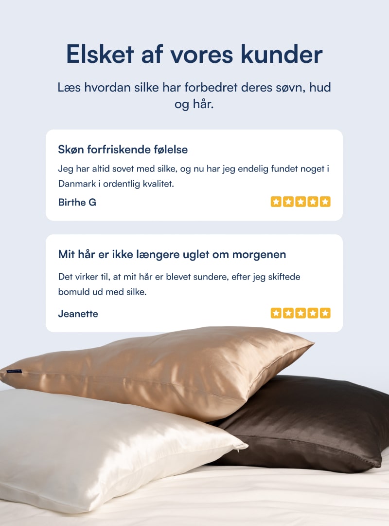 100% Mulberry Silke Pudebetræk (OEKO-TEX) Sort