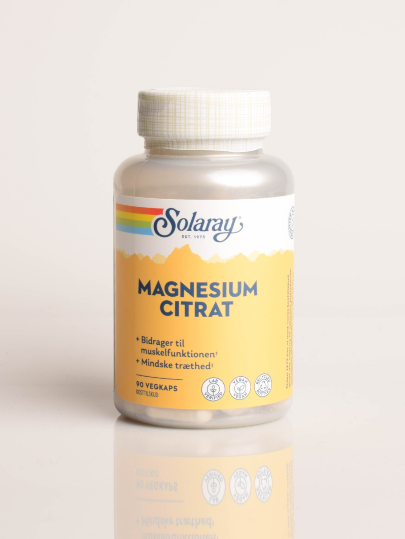 Magnesium Citrat Solaray (90 kapsler)
