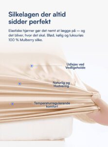 100% Mulberry Silke Kuvertlagen (OEKO-TEX) Beige