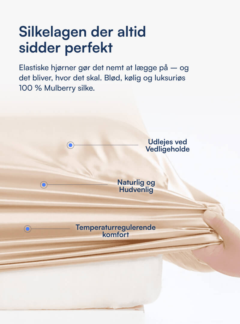 100% Mulberry Silke Kuvertlagen (OEKO-TEX) Beige