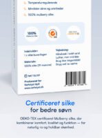 100% Mulberry Silke Kuvertlagen (OEKO-TEX) Sort