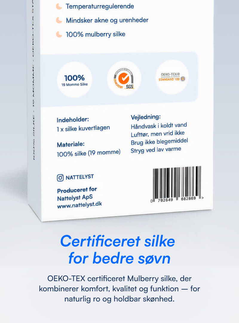 100% Mulberry Silke Kuvertlagen (OEKO-TEX) Beige