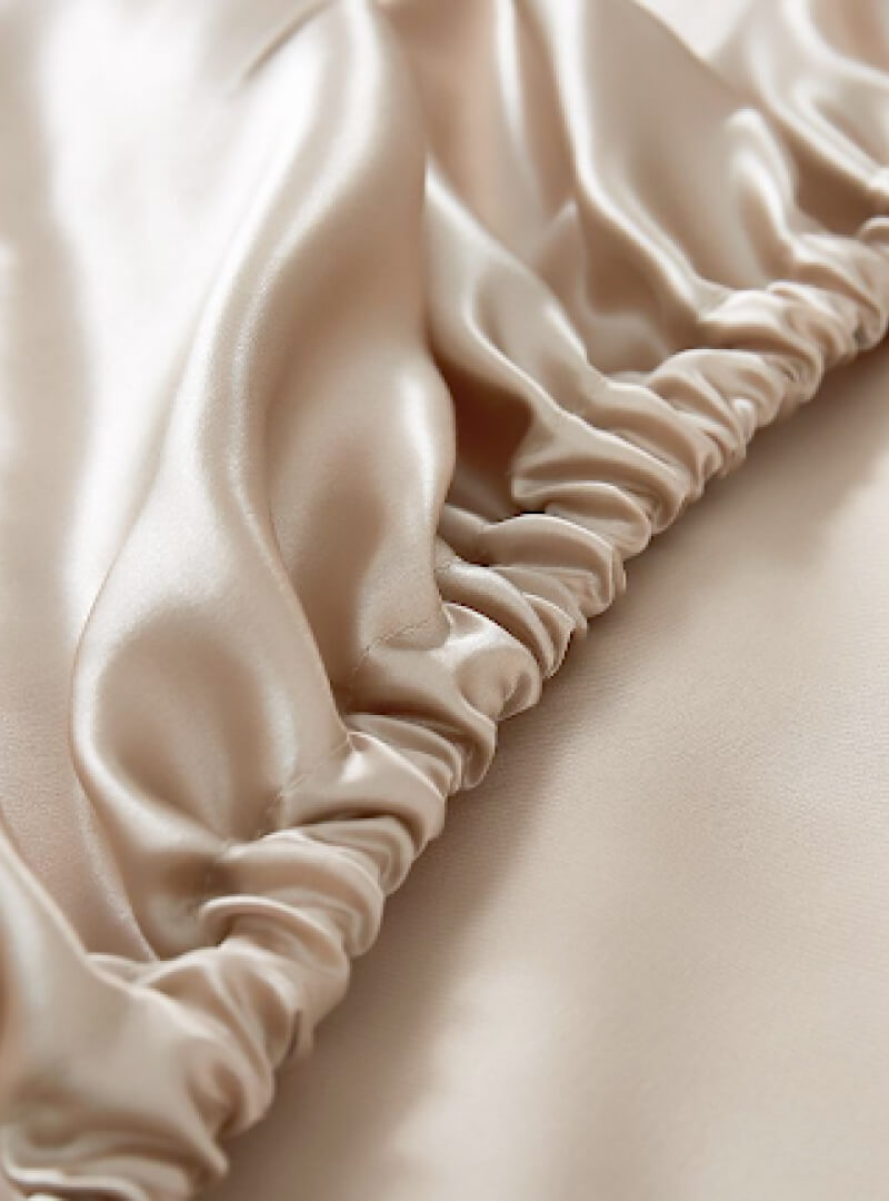 100% Mulberry Silke Kuvertlagen (OEKO-TEX) Beige