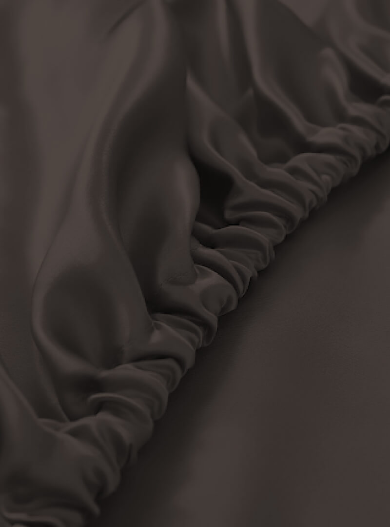 100% Mulberry Silke Kuvertlagen (OEKO-TEX) Mørkegrå