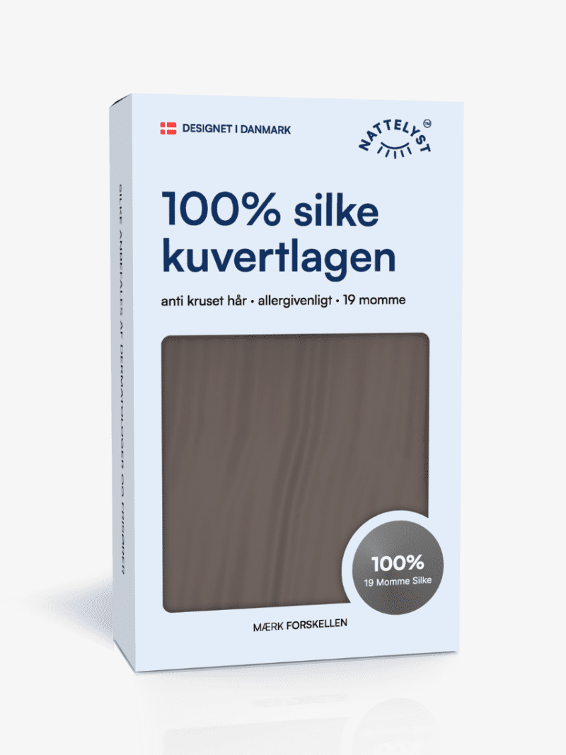 100% Mulberry Silke Kuvertlagen (OEKO-TEX) Mørkegrå