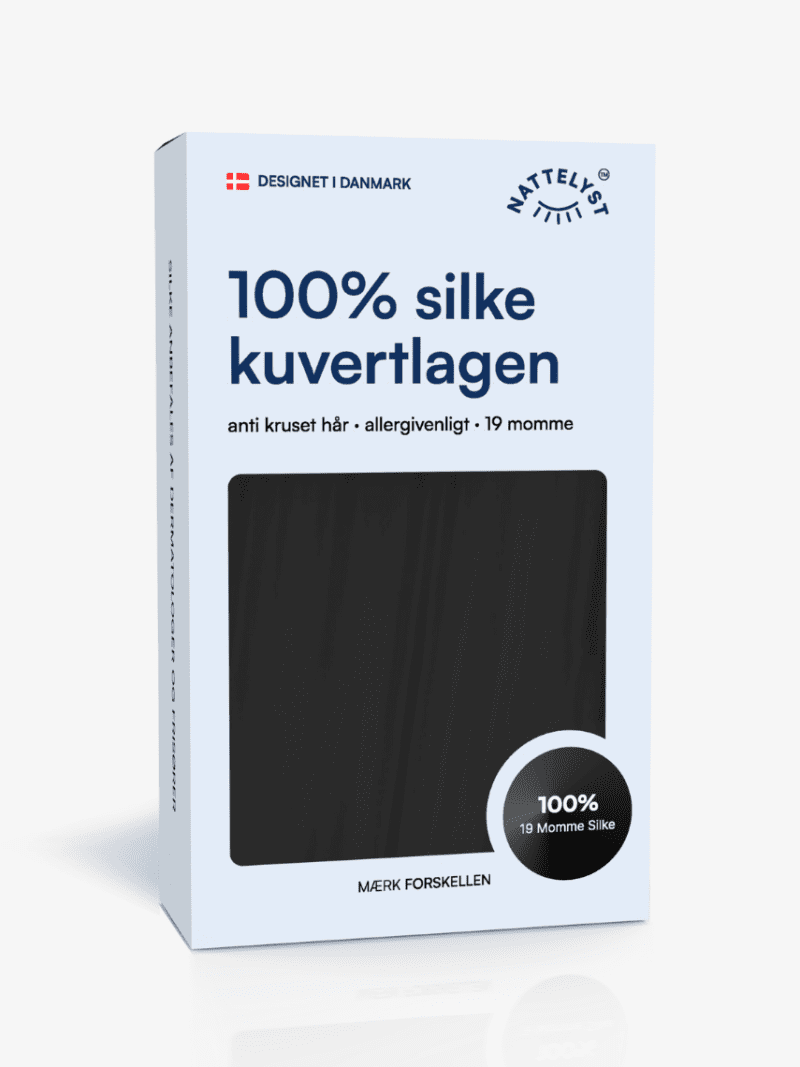 100% Mulberry Silke Kuvertlagen (OEKO-TEX) Sort