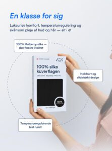 100% Mulberry Silke Kuvertlagen (OEKO-TEX) Sort