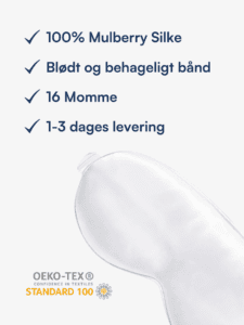 Vincent Sovemaske (100% Mulberry Silke) White