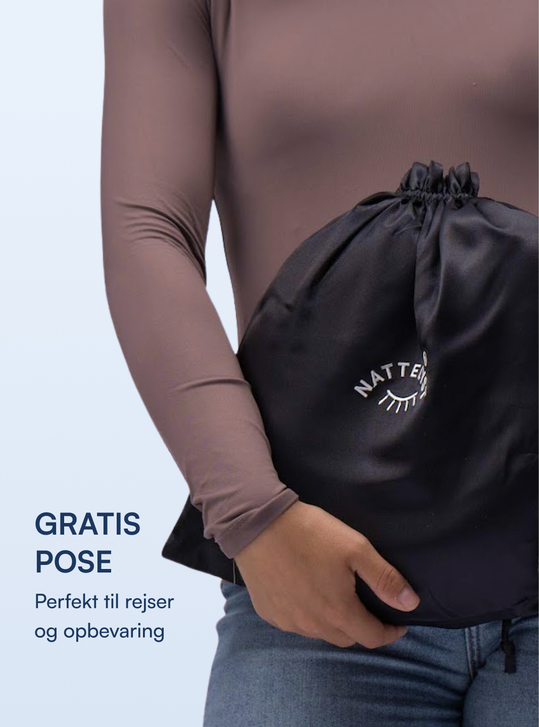 Nakkepude 100% Mulberry Silke (OEKO-TEX) Grå