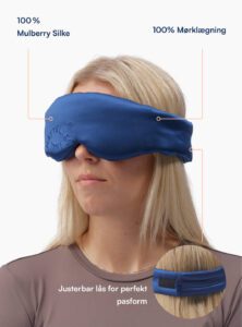 Mögli Sovemaske (100% Mulberry Silke)