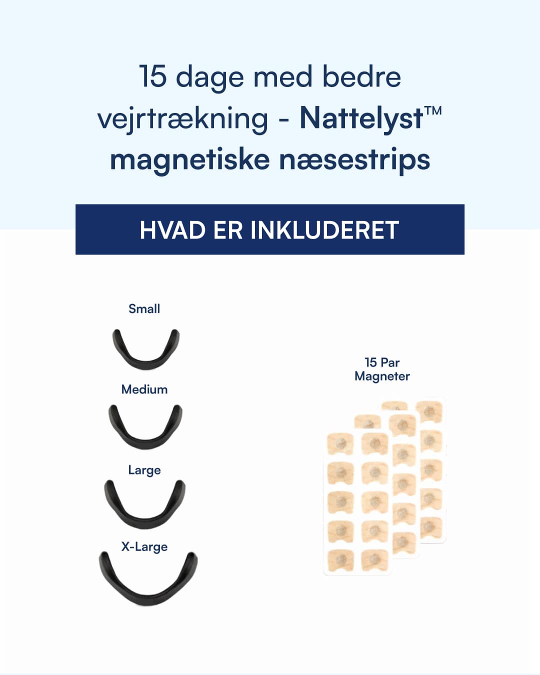 Magnetiske Næsestrips (Bedre Vejrtrækning) Nattelyst™