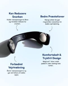 Magnetiske Næsestrips (Bedre Vejrtrækning) Nattelyst™