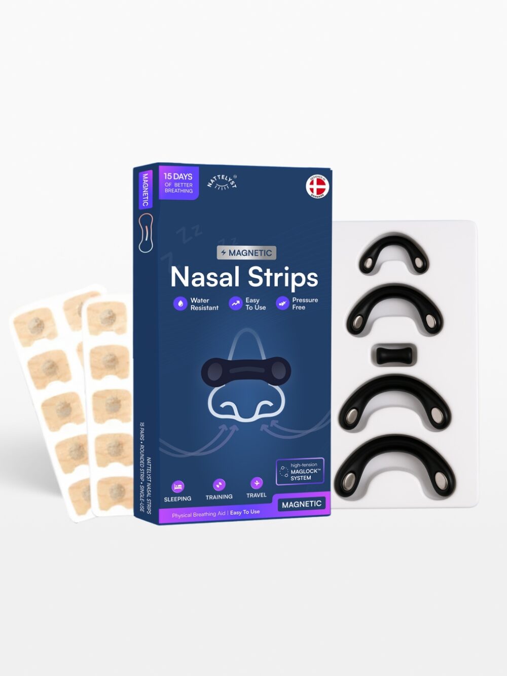 Magnetiske Næsestrips (Bedre Vejrtrækning) Nattelyst™