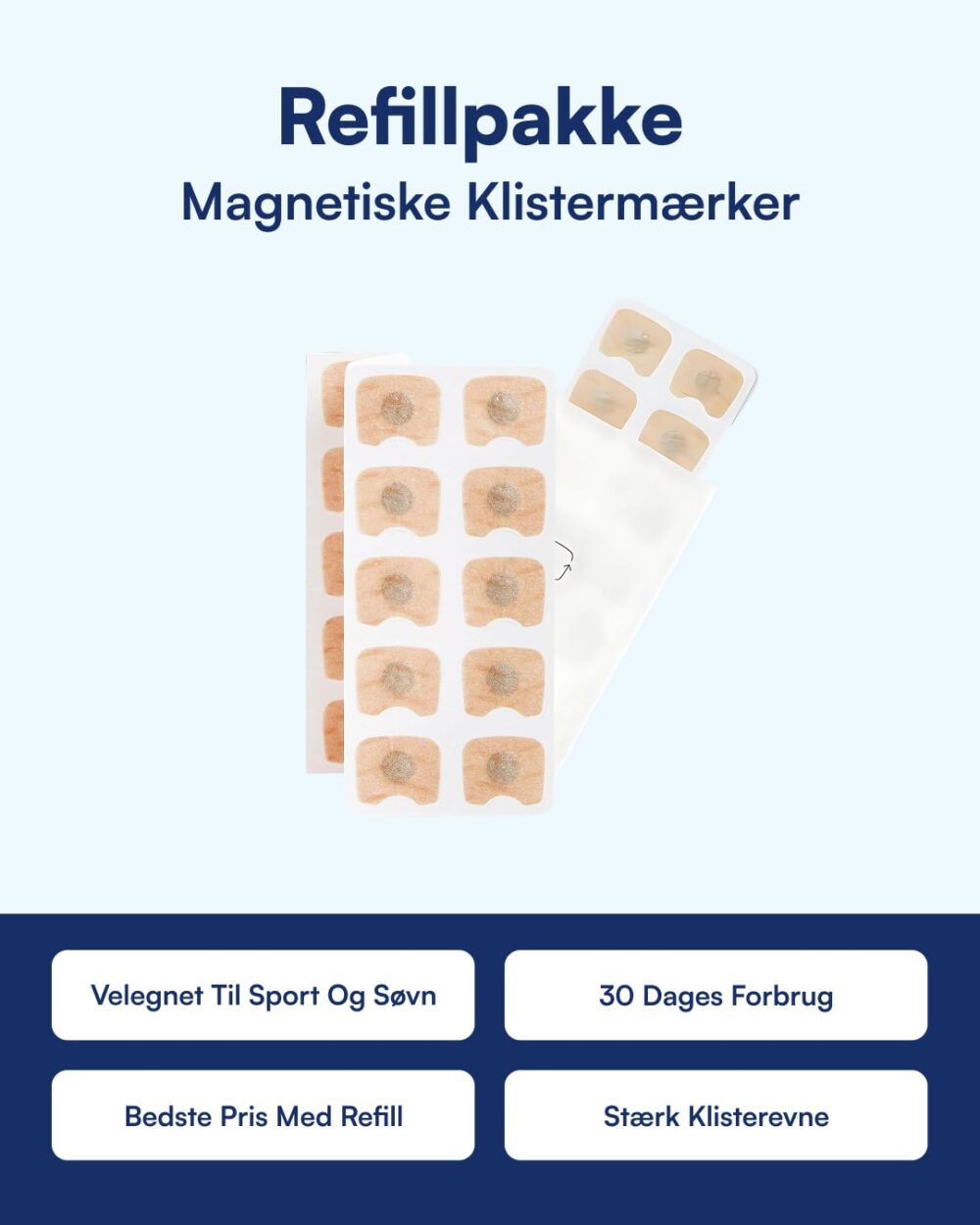 Refill - Magnetiske Næsestrips
