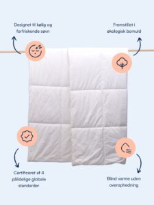 Helårsdyne Nattelyst™ (Økologisk Bomuld)