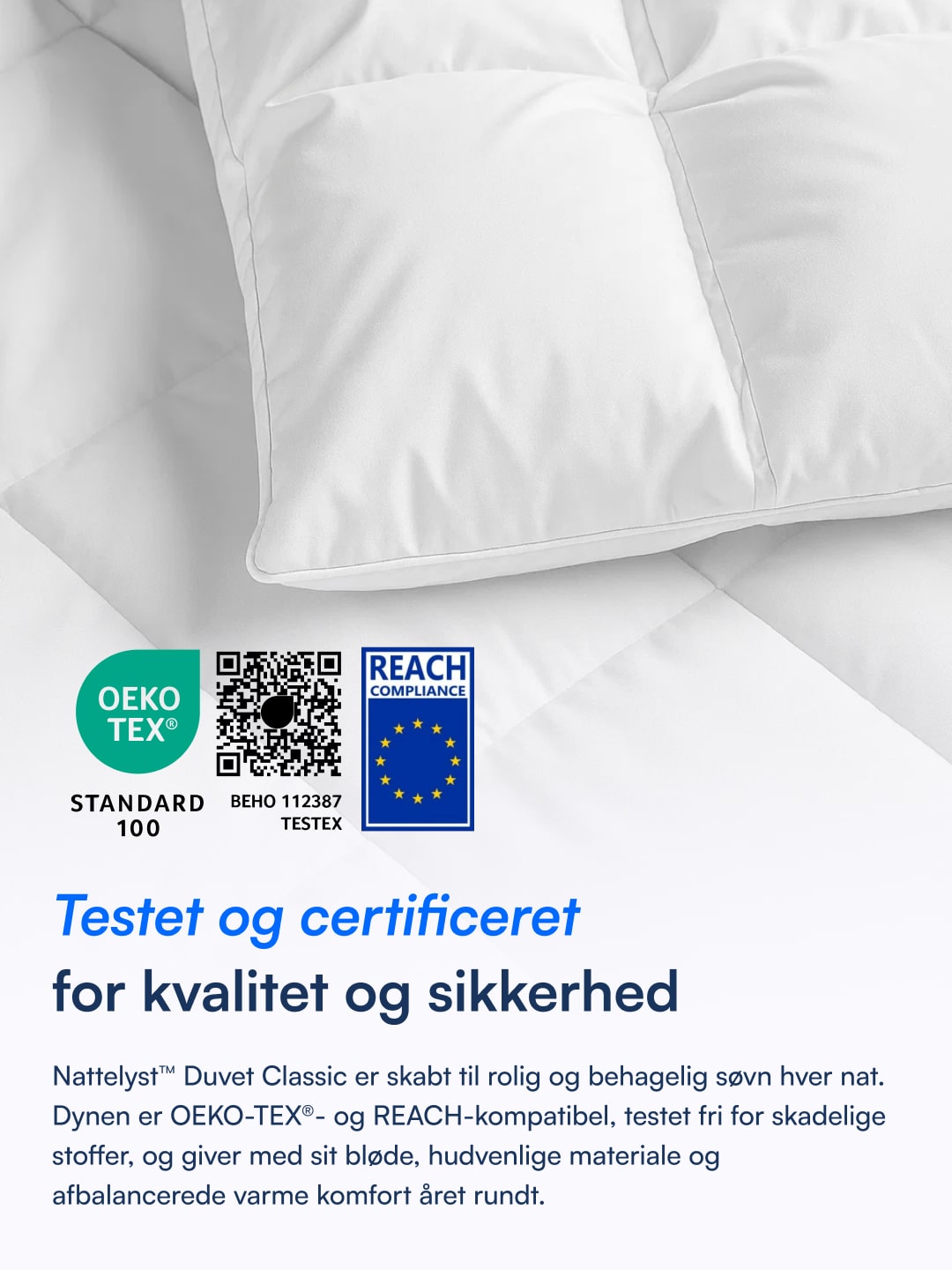 Helårsdyne Nattelyst™ (Økologisk Bomuld)