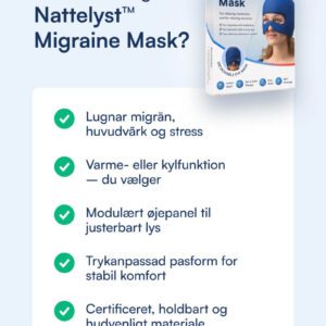 Nattelyst™ Migrænemaske (Modular)
