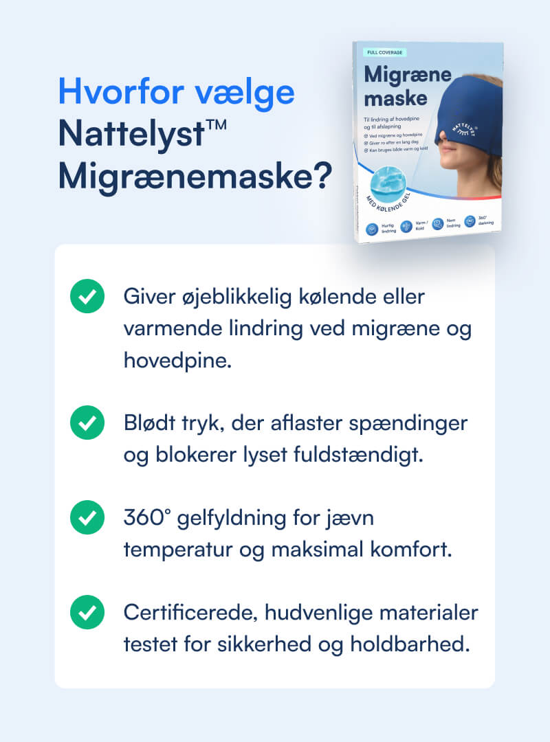 Nattelyst™ Migrænemaske (Full Coverage)