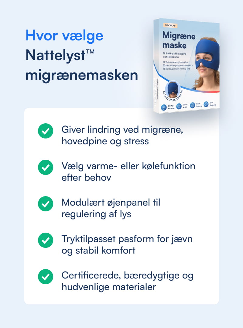 Nattelyst™ Migrænemaske (Modular)