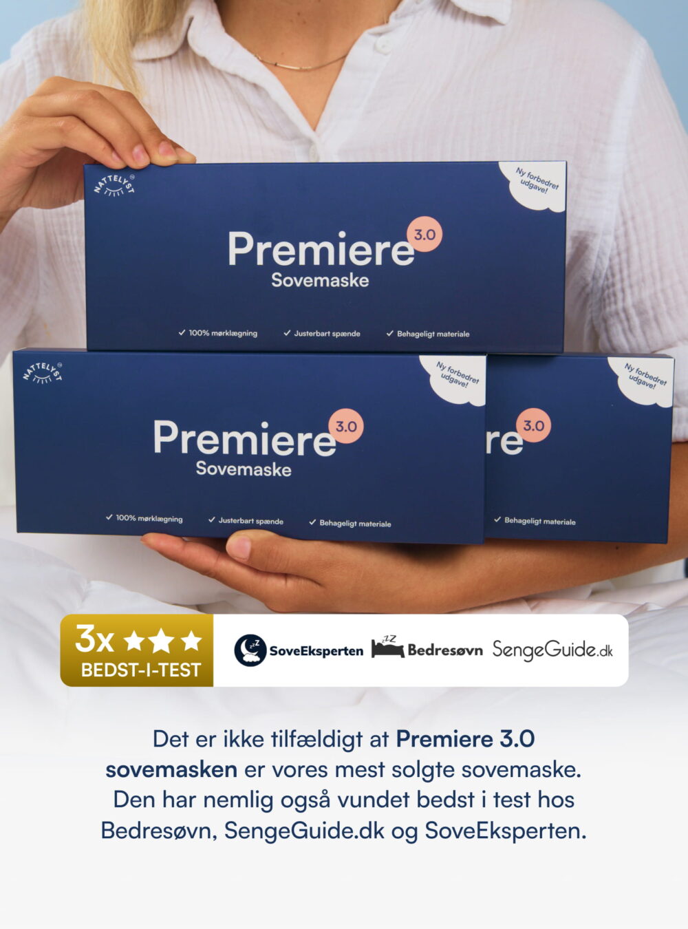 Premiere sovemaske 3.0