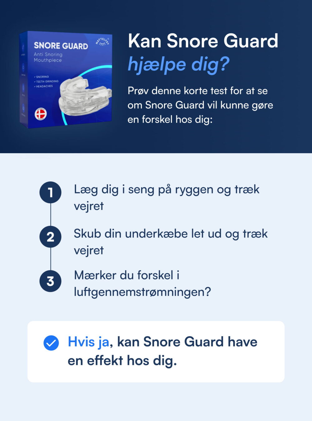 Snore Guard (Bideskinne mod Snorken)