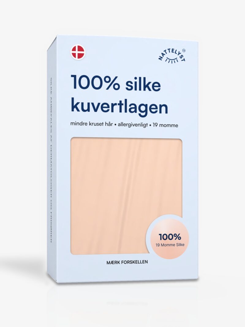 Kuvertlagen i 100% Mulberry Silke (OEKO-TEX) Beige